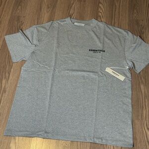 Essentials Gray Short Sleeve Tee